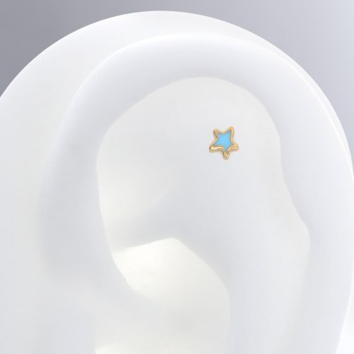 Robin Blue 7253 Pupil Star End YG GOODIES ear