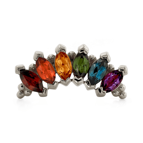 copy 6 marquise panaraya threaded end white gold rainbow 6353 wg frontgarnet madeira citrine green tourmaline green tourmaline london blue topaz amethyst threaded earring carilage con