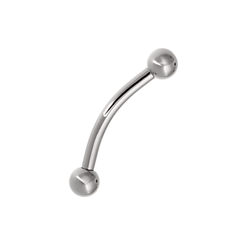 curved barbell gemmed neometal FullPiece