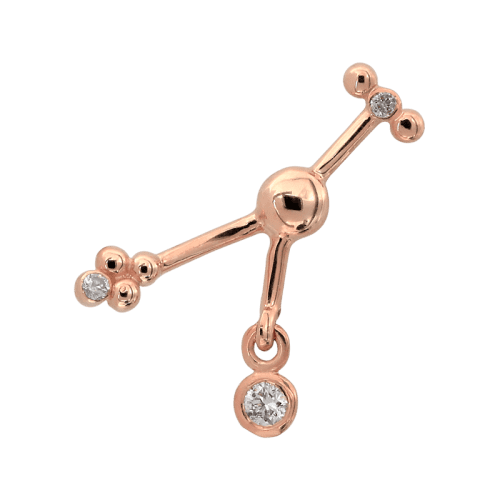 odds and ends front pupil hall jewelry piercing flat earring carilage conch nostril dangle irispiercingstudios rose gold 3836