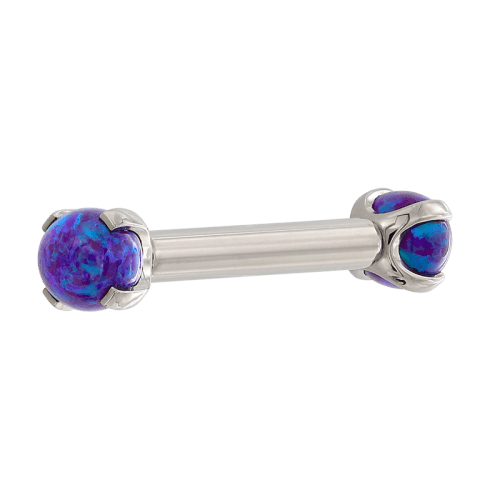 purple prpl opal 52 3740 with post side anatometal fashion style body jewelry nipple bridge navel eyebrow lip threaded bead IRIS piercing studio titanium philtrum medusa lobe VCH to