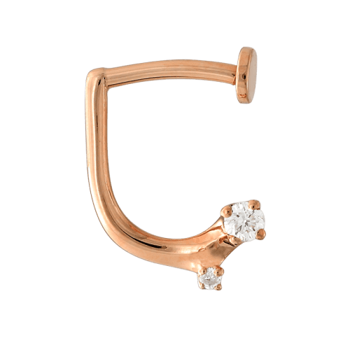 rose gold meet me halfway 18g 5 16 4742 sidePupil Hall body jewelry septum cartilage art style fashion diamond IRIS Piercing Studios