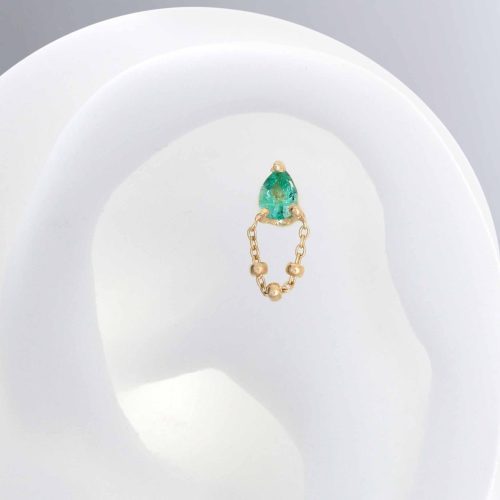 sm 1000 em 3064 earpupilhall earring bodyjewelry cartilagejewelry nosepiercing emerald