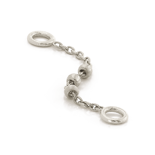 white gold 4400 4401 Trio Bead Lynx Chain nostril ear cartilage conch body jewerly chain charms slips Pupil Hall IRIS PIERCING STUDIO