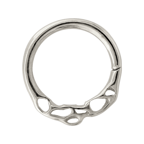 white gold otherworldy seam ring front 2994pupil hall jewelry piercing septum daith rook earring cartilage nostril irispiercingstudios